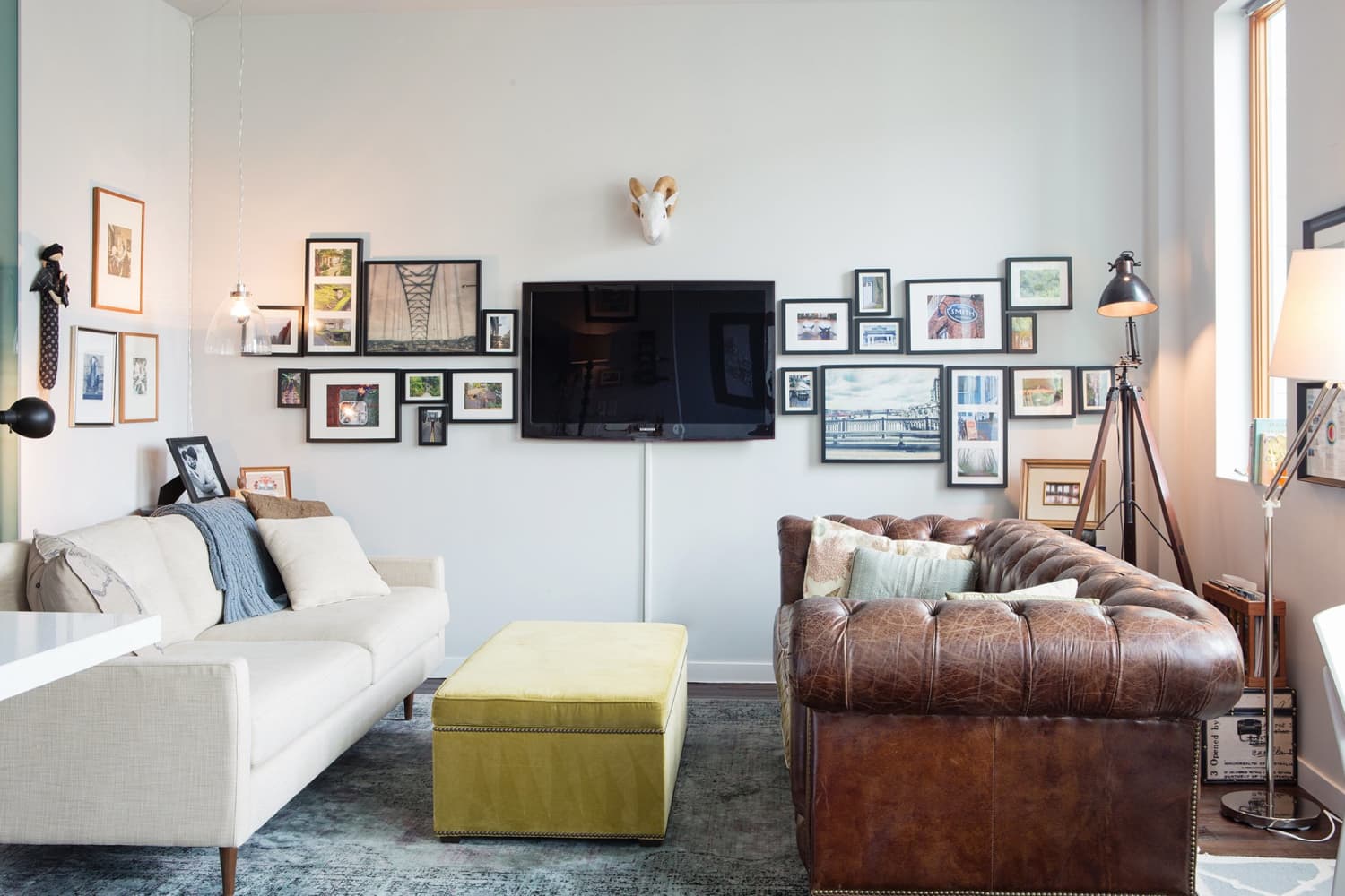 Two couches small sales living room